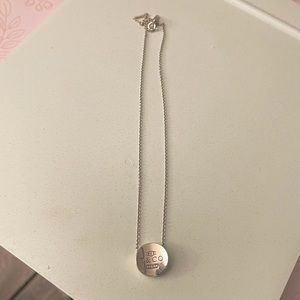 Tiffany & Co 1837 Concave Disc Charm Necklace